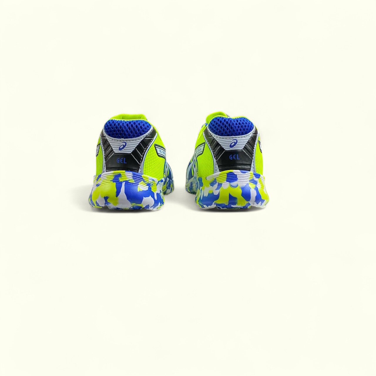 Asics gel azul verde 