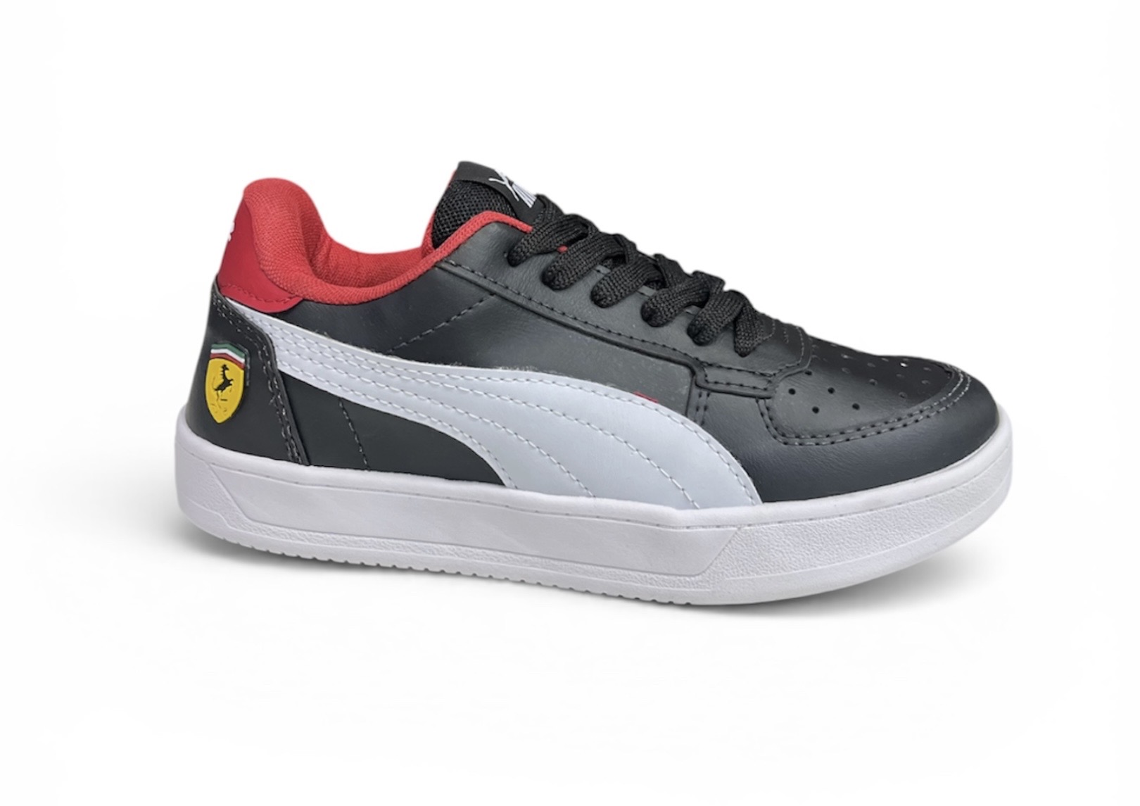 PUMA FERRARRI ( PRETO / VERMELHO )
